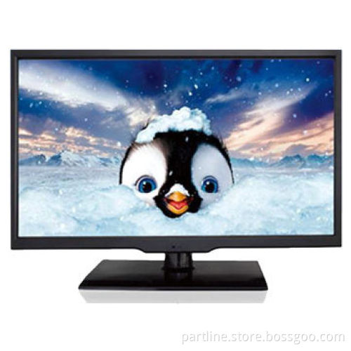 24-inch E-LED TV with Optional DVB-T, Fashionable Design, USB Function Play Video, HDMI/VGA